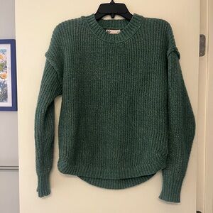 Sonoma Goods for Life Green Crewneck Pullover Knit Sweater Sz Medium